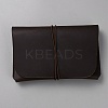 Rectangle Leather Travel Passport Wallet Cover AJEW-WH20007-03A-1