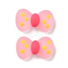Translucent Frosted Resin Cabochons CRES-A049-04A-2