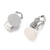 Tarnish Resistant 304 Stainless Steel Clip-on Earring Findings LS-X-STAS-E482-16P-1