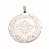 Non-Tarnish 304 Stainless Steel Pendants LS-STAS-P321-03P-1