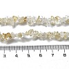 Natural Supper 7 Rutilated Quartz Chip Beaded Necklaces for Men Women NJEW-G159-01H-5