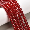 Natural & Dyed Malaysia Jade Bead Strands G-A146-8mm-A02-1
