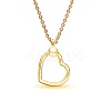 Openable Snake Chain Shape Brass Pendants KK-I685-01G-2