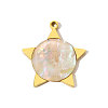 Natural Shell Pendants STAS-STAS-OY009-74G-1