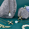 Alloy Ceiling Fan Pull Chain Extenders FIND-WH0290-21AB-4