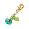 Acrylic Flower Pendant Decorations HJEW-MZ00086-5
