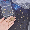 30Pcs 201 Stainless Steel Stud Earring Findings STAS-BBC0002-08-3