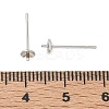 Brass Stud Earring Findings KK-A300-29A-P-3
