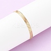 304 Stainless Steel Flat Snake Chain Bracelets LS-BJEW-C134-01B-G-1