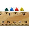 800pcs 4 Colors Baking Paint 15/0 Glass Round Seed Beads SEED-FS0001-21B-5