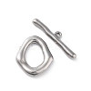 Non-Tarnish 304 Stainless Steel Toggle Clasps LS-STAS-A092-04A-P-1