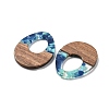 Resin and Walnut Pendants FIND-R051-10F-2