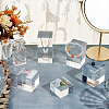 5Pcs 5 Styles Acrylic Display Pedestals for Jewelry ODIS-BC0001-20B-5