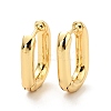 Brass Oval Hoop Earrings for Women EJEW-G297-24G-1