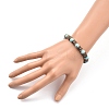 Natural Howlite Stretch Bracelets BJEW-JB05359-04-3