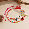 2Pcs Mother's Day Brass Charm Bracelets ST5859-3-3