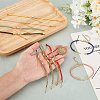 10Pcs 10 Colors Nylon Cord Bracelets Making MAK-GO0001-04-3