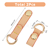 Leather Short Suspension Clasps PURS-WH0008-13A-2