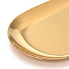 Oval 430 Stainless Steel Jewelry Display Plate STAS-P289-03G-3