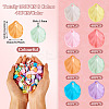 320Pcs 8 Colors Opaque Acrylic Pendants SACR-TA0001-41-5