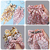 5Pcs 5 Colors Cloth Snap Hair Clips PHAR-SP0001-21-3