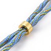 Nylon Cord Silder Bracelets MAK-C003-03G-19-2