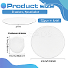 32Pcs 8 Colors Nylon Foldable Flying Disc or Fan with Storage Bag Assortment AJEW-BC0007-30A-2