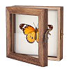 Wood Jewelry Presentation Boxes with White EVA Foam Mat Inside ODIS-WH0061-06B-1