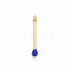 Brass Enamel Pendants KK-S362-032A-NR-1