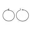 316L Surgical Stainless Steel Hoop Earring Findings LS-X-STAS-D164-01B-3
