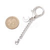 3Pcs 3 Styles Alloy & 304 Stainless Steel Lobster Claw Clasps HJEW-JM03381-3