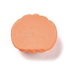 Pumpkin Opaque Resin Cabochons X-RESI-F031-05-3