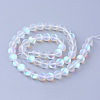 Synthetic Moonstone Beads Strands X-G-R375-8mm-A13-2