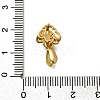 Brass Ice Pick Pinch Bails KK-M313-15G-01-3