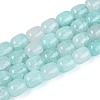 Baking Paint Crackle Glass Beads Strands DGLA-N019-01B-09-1