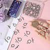 40Pcs 4 Styles 304 Stainless Steel Ring Toggle Clasps STAS-SC0007-38-3