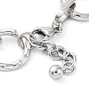 304 Stainless Steel Bracelet for Women BJEW-U009-03P-4