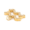 316 Stainless Steel Micro Pave Cubic Zirconia Pendants LS-STAS-K284-01J-G-2