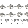 304 Stainless Steel Rhinestone Cup Chains CHS-K023-08A-P-3
