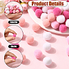 120Pcs 4 Colors  Polyester Pompom Ball FIND-SC0019-66B-3