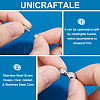 10Pcs 2 Colors 304 Stainless Steel Screw Clasps STAS-UN0050-13-5