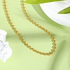 3MM 304 Stainless Steel Ball Chain Necklaces NJEW-D322-02G-2