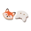 2-Hole Opaque Resin Buttons RE-CBA85A5-29-2