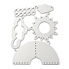 Weather Theme Carbon Steel Cutting Dies Stencils DIY-P076-10-4