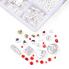 DIY 24 Style Acrylic & ABS Beads Jewelry Making Finding Kit DIY-NB0012-02F-3