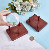 2 Boxs Pine Wood Raw Mineral Display Holder ODIS-UN0001-14B-3