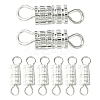 20Pcs Brass Screw Clasps KK-YW0002-40S-1