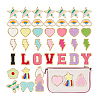 30Pcs 30 Styles Towel Cloth Computerized Embroidery Cloth Iron On/Sew On Patches DIY-PH0023-23-7