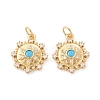 Eco-Friendly Brass Micro Pave Cubic Zirconia Pendants LS-KK-I698-19G-3
