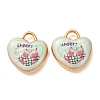 304 Stainless Steel Pendants STAS-C184-13A-G-1